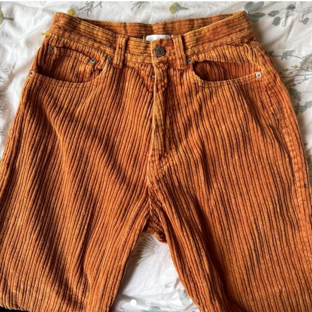 orange BDG corduroy pants